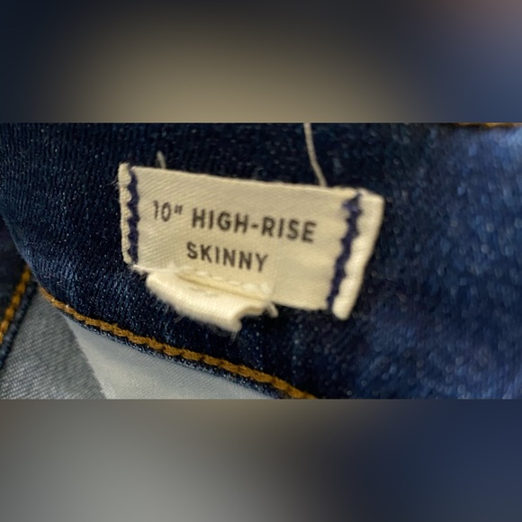 Madewell 10” High Rise Skinny Jeans Eardley Medium Blue Wash - Picture 9 of 9